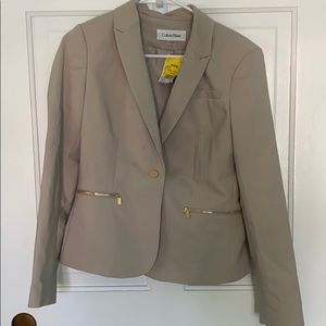 Calvin Klein Tan Blazer